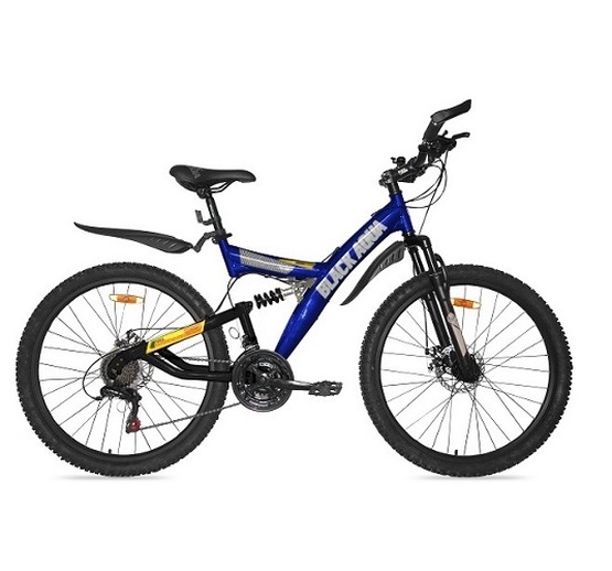 Велосипед BLACK AQUA Mount 1682 D 26" синий-черный
