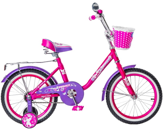 Велосипед Black Aqua Princess 18"; 1s розово-сиреневый